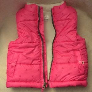 Carters 24 month girls puffy vest gently used